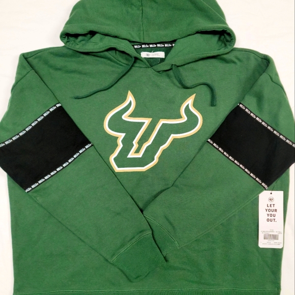 47' Brand USF College Hoodie Green Sz L Women NWT - Picture 2 of 6